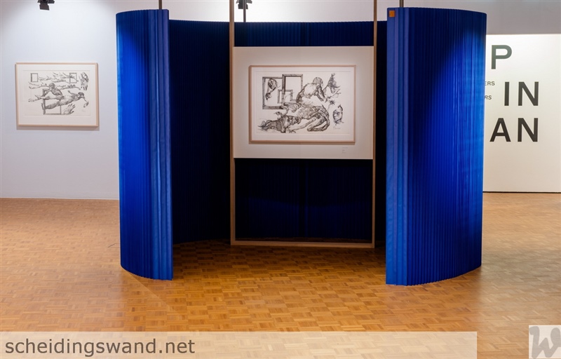 15 Kunsthal Rotterdam molo paper softwall blue