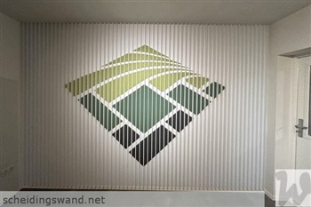 PET Vilt wand met Logo