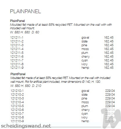 13 Gotessons Akoestisch Plant Paneel